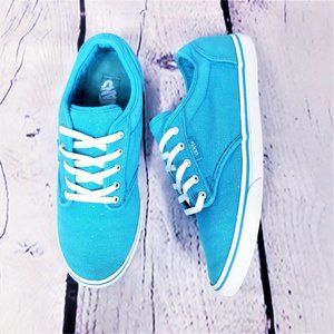 Vans Blue with Silver Dots Size 6.5